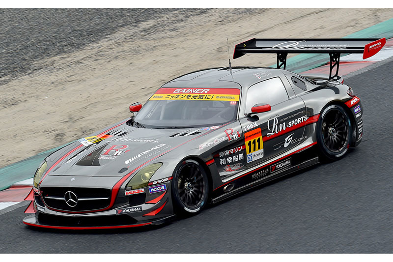 ミニカー EBBRO Rn-SPORTS GAINER SLSSUPER GT 2015 エブロ 1/43 Rn-SPORTS GAINER SLS スーパーGT 2015 Rd.1 岡山