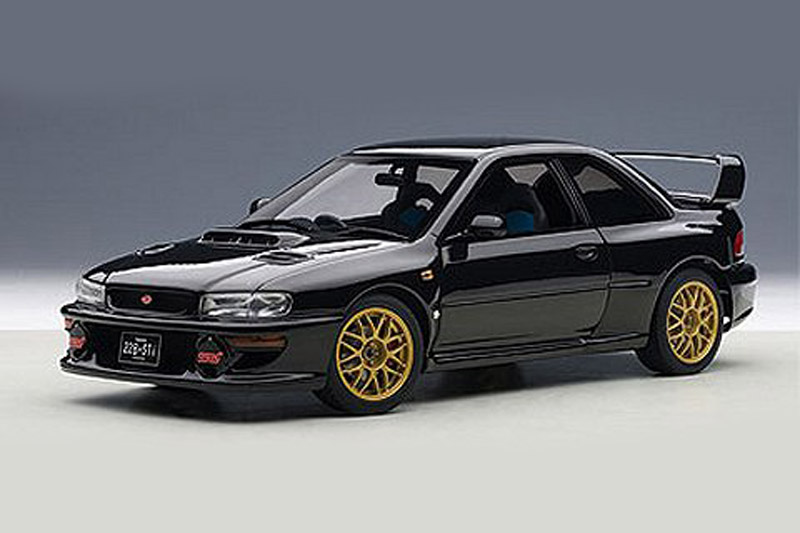 オートアート 1 18 スバル インプレッサ 22b Sti バージョン ブラック 限定1500台 ミニカーショップ ロム