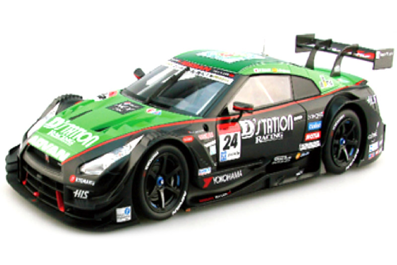 エブロ 1/18 D'station アドバン GT-R スーパーGT 2015 Rd.1 岡山 No.24 81025