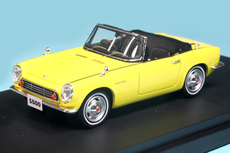 MARK43 1/43 ホンダ S500 AS280 1963 イエロー PM4322Y ミニカー