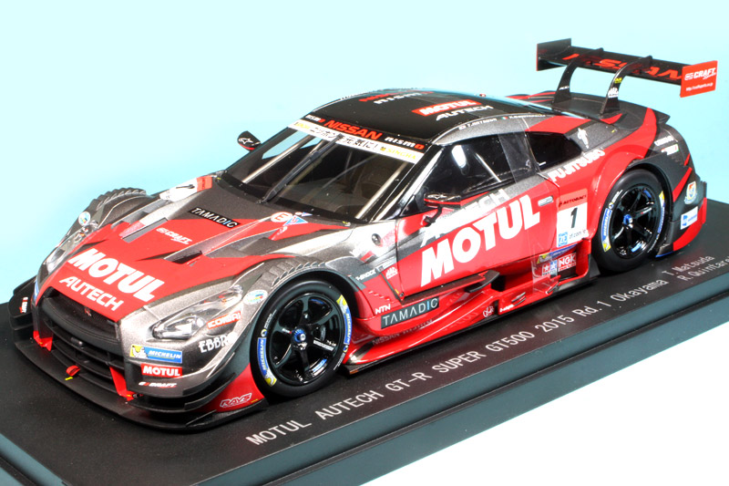 エブロ 1/18 モチュール オーテック GT-R スーパーGT 2015 Rd.1 岡山