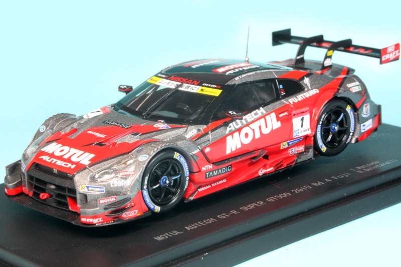 エブロ 1/43 モチュール オーテック GT-R スーパーGT 2015 Rd.4 富士 No.1 45277