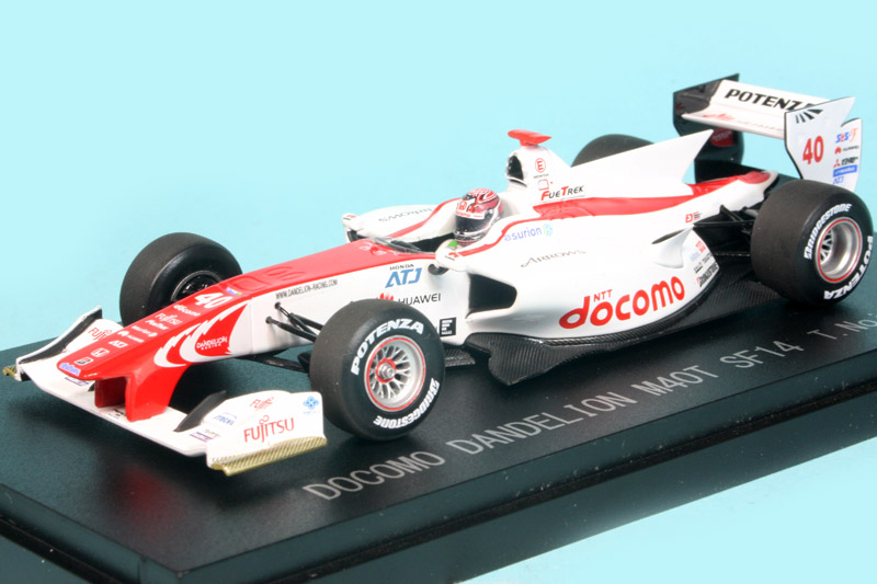 エブロ 1/43 DOCOMO DANDELION M41Y SF14 スーパーフォーミュラ 2014 野尻智紀 45130
