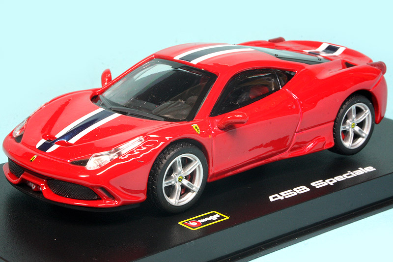 ブラーゴ 1/43 フェラーリ 458 スペチアーレ レッド 36901R