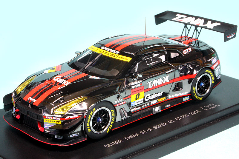 Ebbro 1/43 Nissan GT-R R35 Gainer Tanax #0 Super GT300 2016 - Diecast Neuve