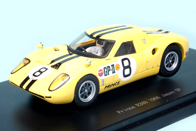 インターアライド製1/24プリンスＲ３８０黄１９６６日本ＧＰ生沢徹　 レジン製 絶版] エブロ 1/43 プリンス R380 日本GP 1966 生沢徹 No.8