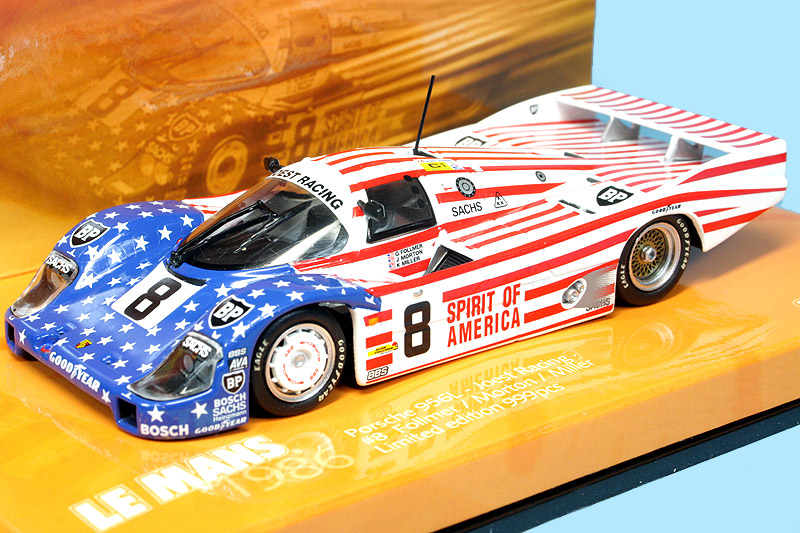 ミニチャンプス　1/43 ポルシェ956 3台セット Yahoo!オークション - ミニチャンプス 製 ポルシェ 956 L 3台