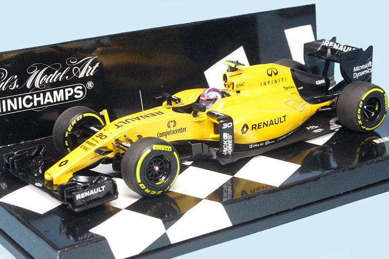ミニチャンプス 1/43 ルノー スポーツ F1チーム RS16 2016 J.パーマー (レジン) 417160030