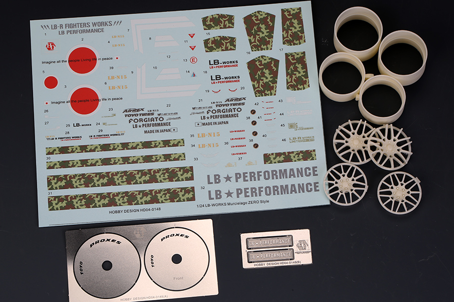 ホビーデザイン 1/24 LBワークス ランボルギーニ ムルシェラゴ