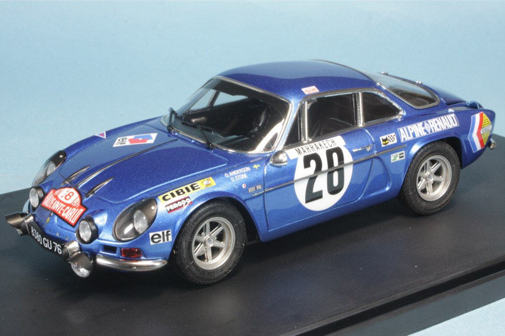 RENAULT - 1/18 京商 アルピーヌ ルノー A110 1600S 1971 モンテカルロ Kyosho 1:18 Alpine Renault A110 1600S #22 3rd Monte Carlo