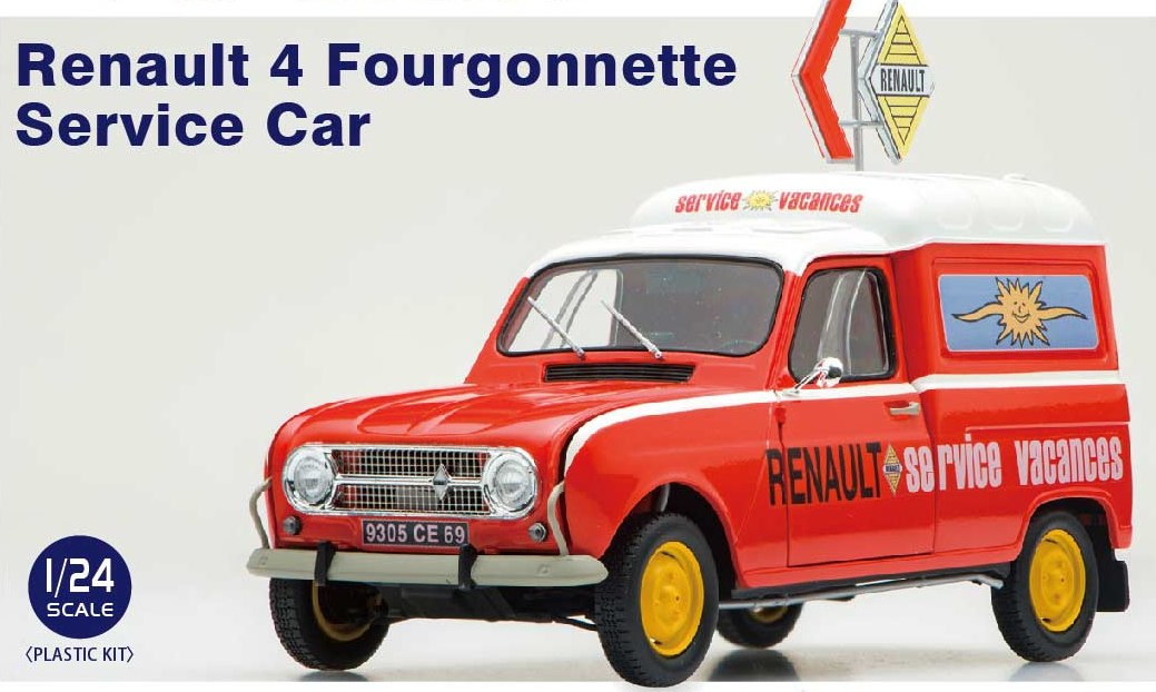 エブロ 1/24 プラモデル ルノー 4 ミニバン 25012 25012
