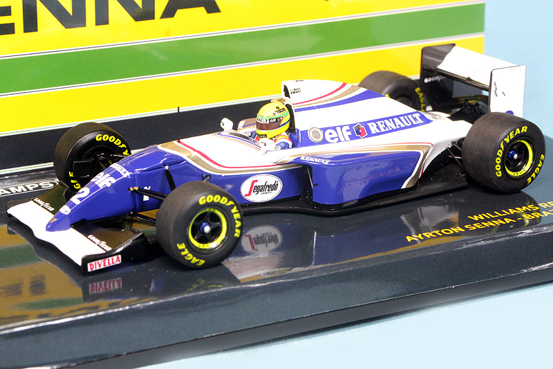 ミニチャンプス 1/43 ウィリアムズ FW16 ルノー ブラジルGP 1994 A.セナ "セナコレクション" (レジン)　547940102
