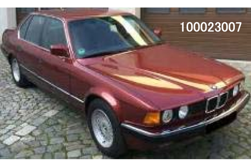 予約] ミニチャンプス 1/18 BMW 730i E32 1986 レッド 100023007