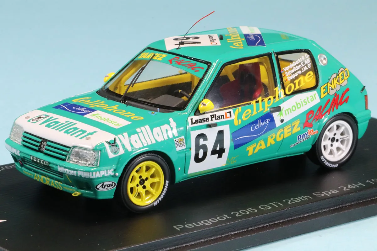スパーク 1/43 プジョー 205 GTi スパ 24h 1997 No.64　100SPA15
