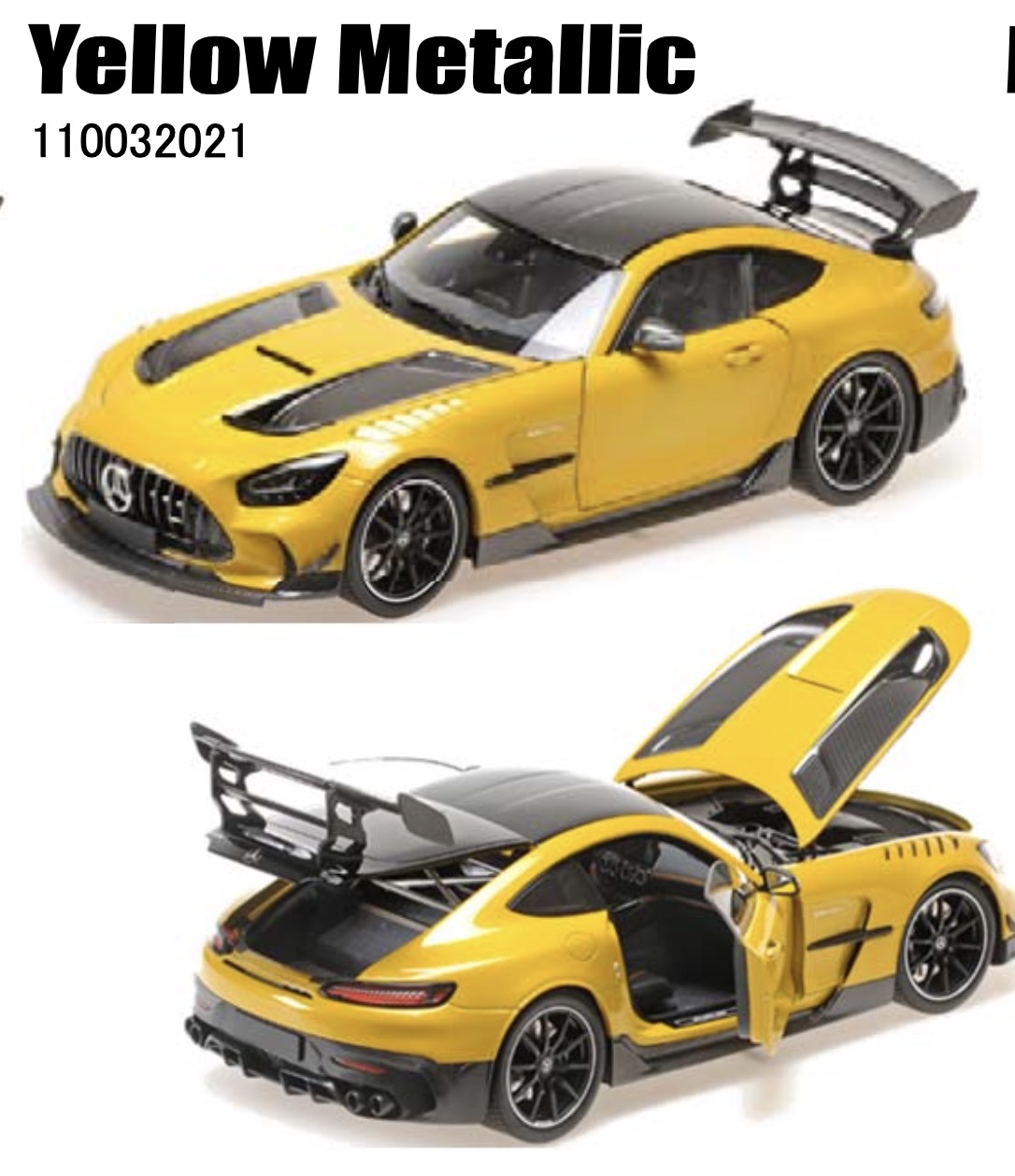 希少　ベンツ特注　1/18 AMG GT ブラックシリーズ 1/18 Mercedes AMG GT Black Series 2021 Model by Norev