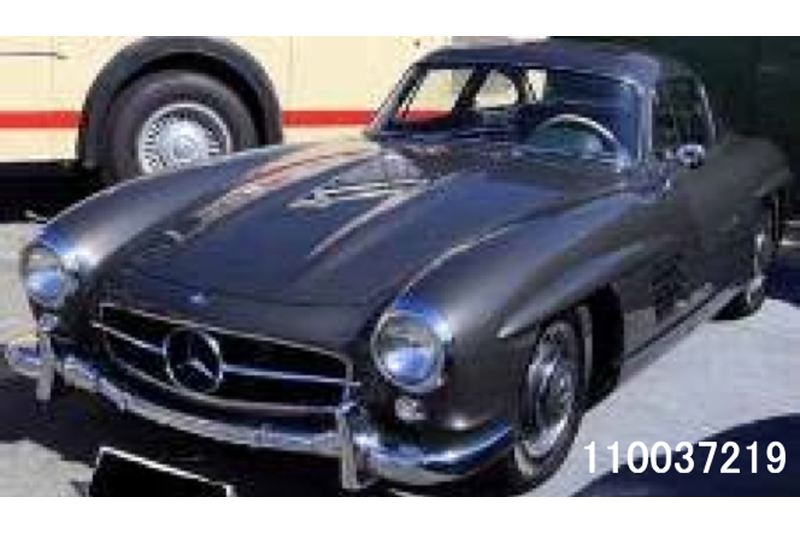 [予約] ミニチャンプス 1/18 メルセデス ベンツ 300 SL W198 1955 ダークグレー　110037219