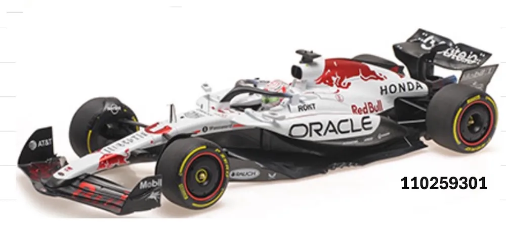 [予約] ミニチャンプス 1/18 オラクル レッドブル レーシング RB21 マックス・フェルスタッペン 日本GP 2025 フィギュア/ピットボード2種類付　110259301