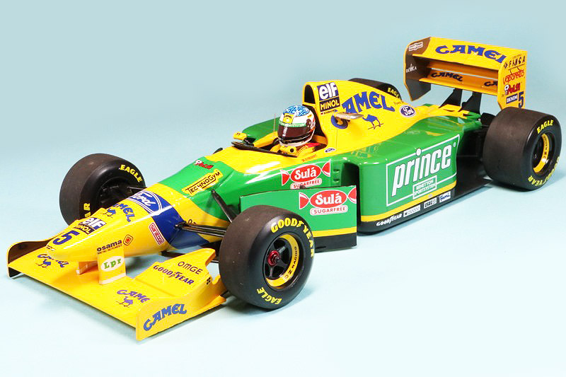 ミニチャンプス 1/18 ベネトン フォード B193B モナコGP 1993 M.シューマッハ デカール加工品　113930605S