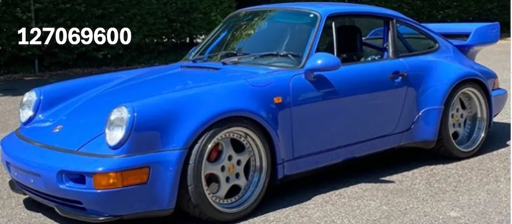 [予約] ミニチャンプス 1/12 ポルシェ 911 (964) RS 3.8 1993 ブルー　127069600