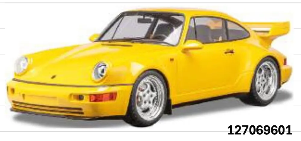 [予約] ミニチャンプス 1/12 ポルシェ 911 (964) RS 3.8 1993 イエロー　127069601
