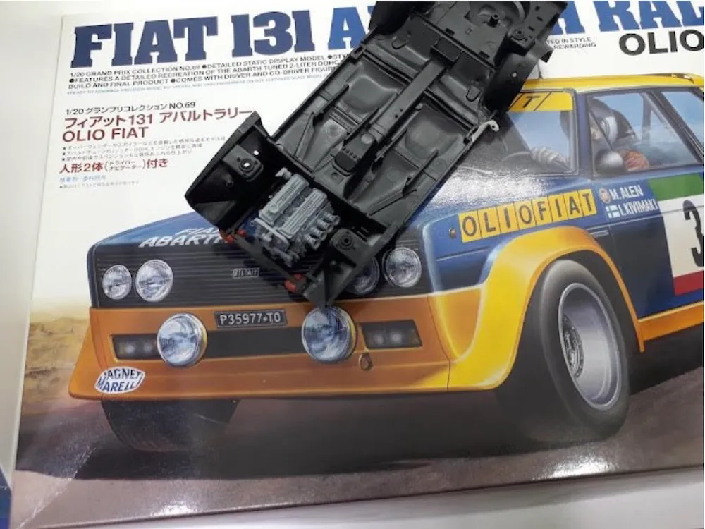 [予約] GP modeling  1/20 3Dプリントパーツ フィアット 131 アバルト エンジンパーツセット タミヤ対応　GPM-131TAM120