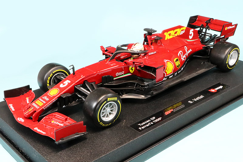 ブラーゴ 1/18 フェラーリ SF1000 トスカーナGP S.ベッテル (ドライバーあり)　BR-18-16808TU5