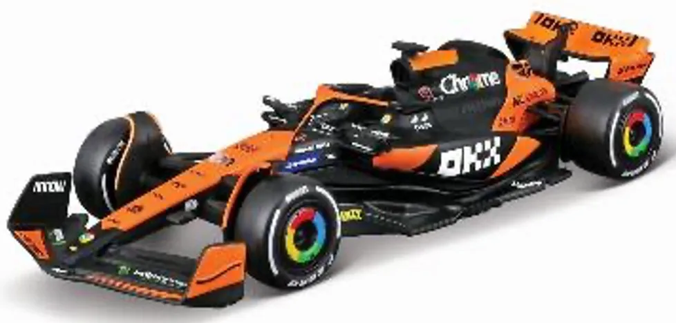 [予約] ブラーゴ 1/43 マクラーレン F1 チーム MCL38 マイアミGP 2024 No,81  O.ピアストリ ウィンドウボックス　18-38214PMIA