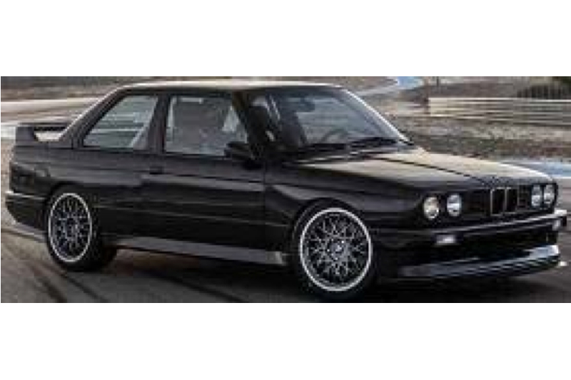 予約] ミニチャンプス 1/18 BMW M3 E30 1987 メタリックブラック