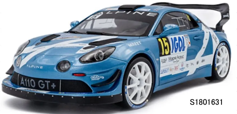 予約] ソリド 1/18 アルピーヌ A110 RGT+ モンブランラリー 2024