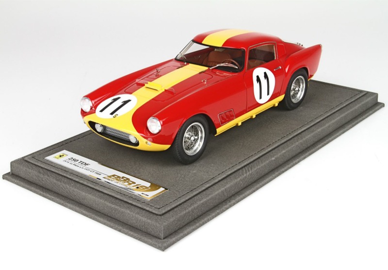 [予約] BBR 1/18 フェラーリ 250 GT TDF ルマン 1959 No.11 限定300台 ディスプレイケース付き　BBR1836