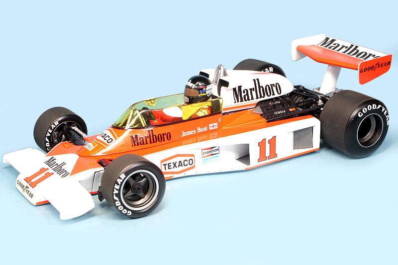 ミニチャンプス 1/18 マクラーレン M23 フォード 1976 ワールドチャンピオン J.ハント デカール加工品　186760011S