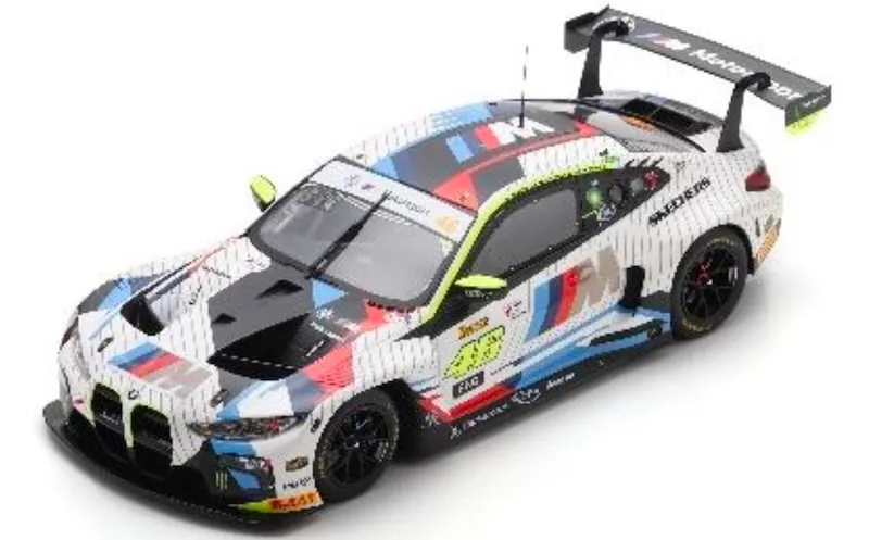 [予約] スパーク 1/18 BMW M4 GT3 No.46 Team WRT バサースト12時間 2025 2位 ヴァレンティーノ・ロッシ - シャルル・ヴェールツ - ラファエレ・マルチェッロ　18AS013