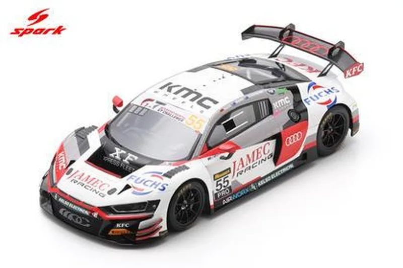 [予約] スパーク 1/18 アウディ R8 LMS GT3 evo II No.55 ジェイメック・レーシング/チームMPC バサースト12h 2026 B.シューマッハー / C.ハーセ / W.ブラウン　18AS017