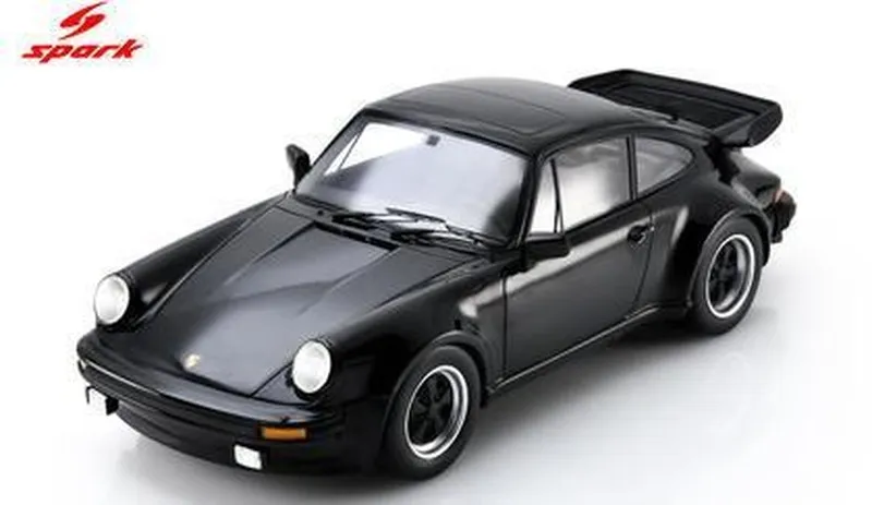 [予約] スパーク 1/18 ポルシェ 911 3.3 ターボ 1978 ブラック　18S1206