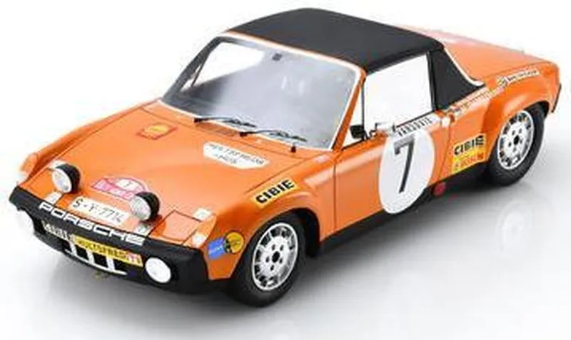 [予約] スパーク 1/18 ポルシェ 914/6 No.7 3位 モンテカルロ ラリー 1971 B. ワルデガルド - H. トールゼリウス　18S1231