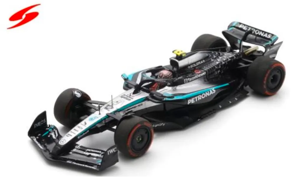 [予約] スパーク 1/18 メルセデス W16 No.12 メルセデス-AMG ペトロナス フォーミュラワン チーム 2025 スプリント予選ポール マイアミGP 2025 キミ・アントネッリ　18S1253
