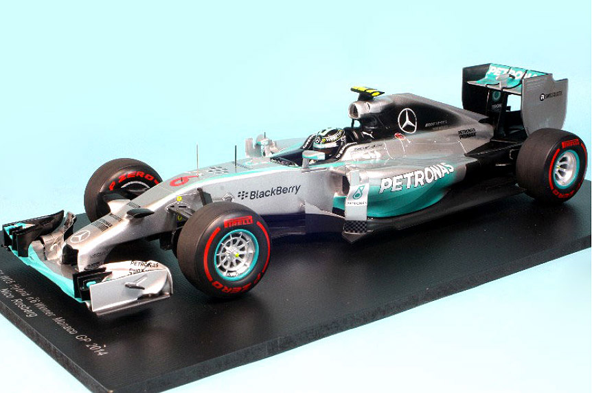 メルセデス　w05 スパーク 1/18 メルセデス F1 W05 モナコGP 2014 Winner N