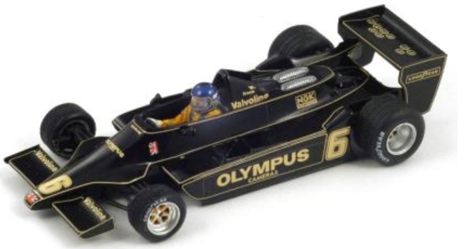 ☆1/18☆ロータス 79☆R.ピーターソン☆JPS タバコデカール付属☆