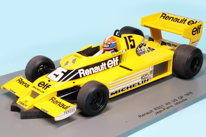 スパーク 1/18 ルノー RS01 U.S.GP 1978 J.P.ジャブイーユ　18S371