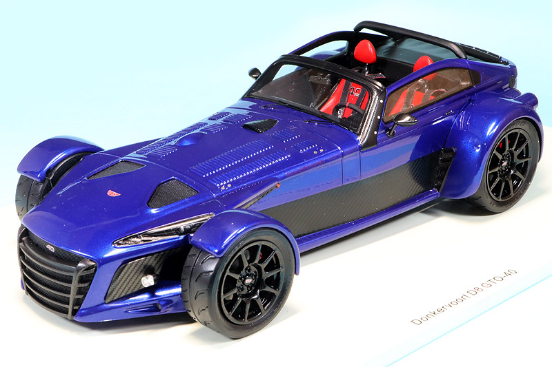 ミニカー　1/18 Donkervoort D8 GTO-40 2018(ブルーメタリック) [18S376] スパーク 1/18 ドンカーブート D8 GTO-40 2018 ブルー 18S376