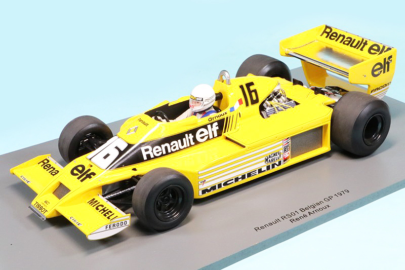 スパーク 1/18 ルノー RS01 ベルギーGP 1979 R.アルヌー　18S502