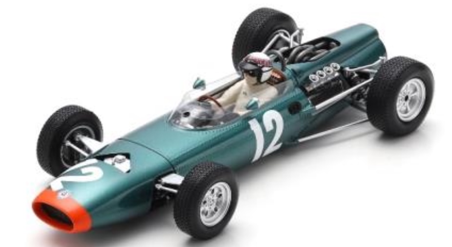 [予約] スパーク 1/18 BRM P261 モナコ GP 1966 J.スチュワート ウィナー　18S715
