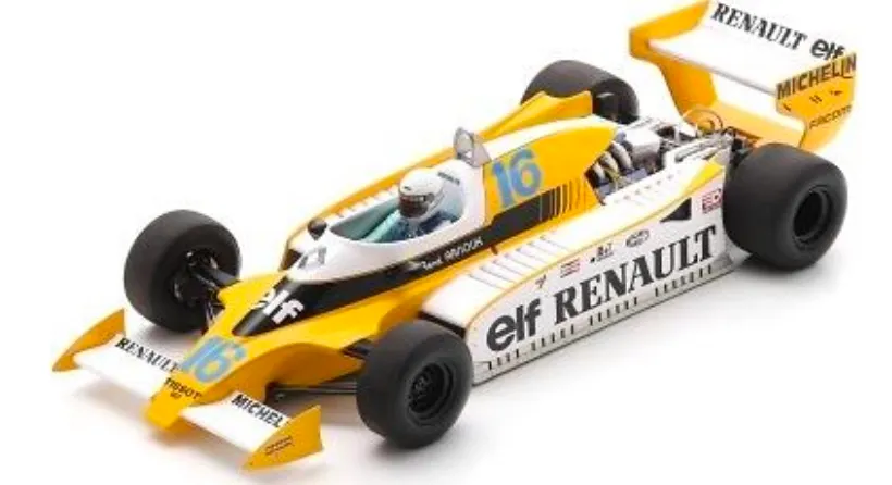[予約] スパーク 1/18 ルノー RS12 No.16 3位 フランスGP 1979 ルネ アルヌー　18S745