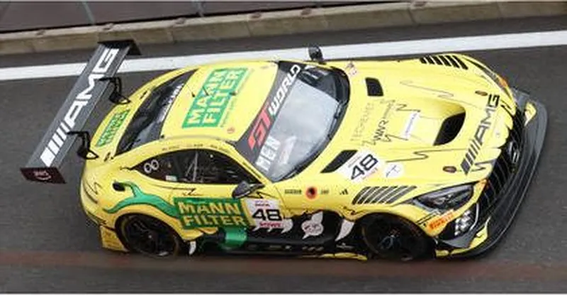 [予約] スパーク 1/18 メルセデス-AMG GT3 EVO No.48 メルセデス-AMG チーム MANN-FILTER 2位 24H スパ 2026 L. アウアー - L. ストルツ - M. エンゲル　18SB085