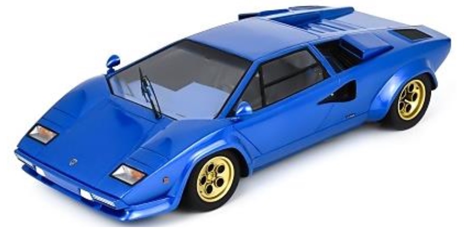 [予約] シュコー 1/18 ランボルギーニ カウンタック LP400 S 1979 ブルー　18U00025