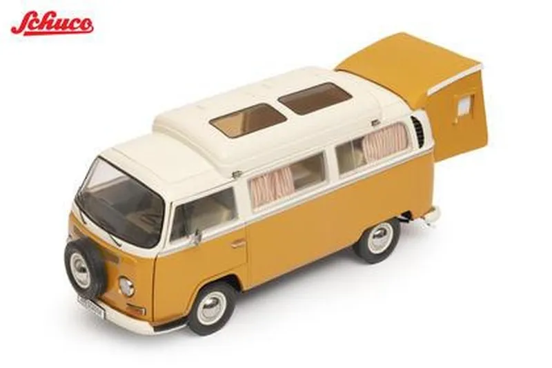 [予約] スパーク/シュコー 1/18 1970 VW T2a キャンピングバス AMESCADOR キャンピングテント付き　18U00114