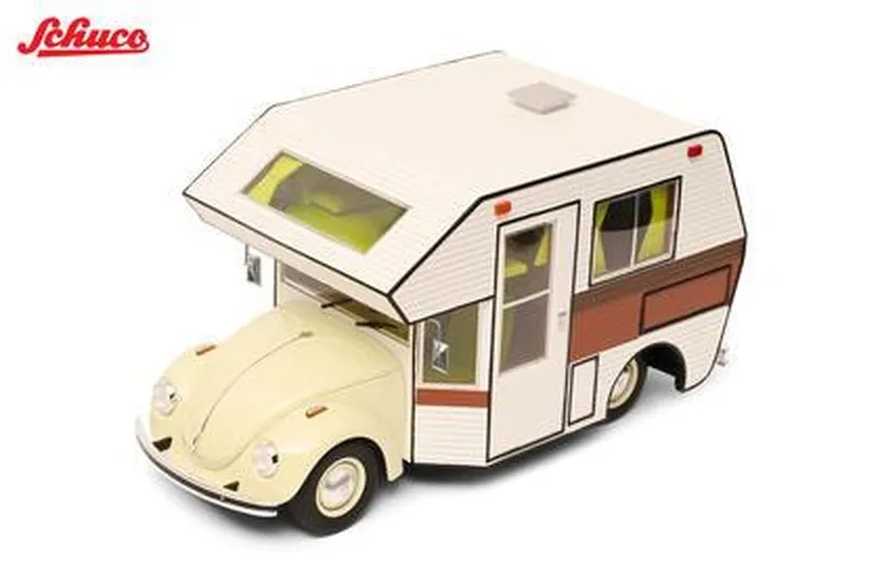 [予約] スパーク/シュコー 1/18 1960 VW ビートル モーターホーム ベージュ　18U00186