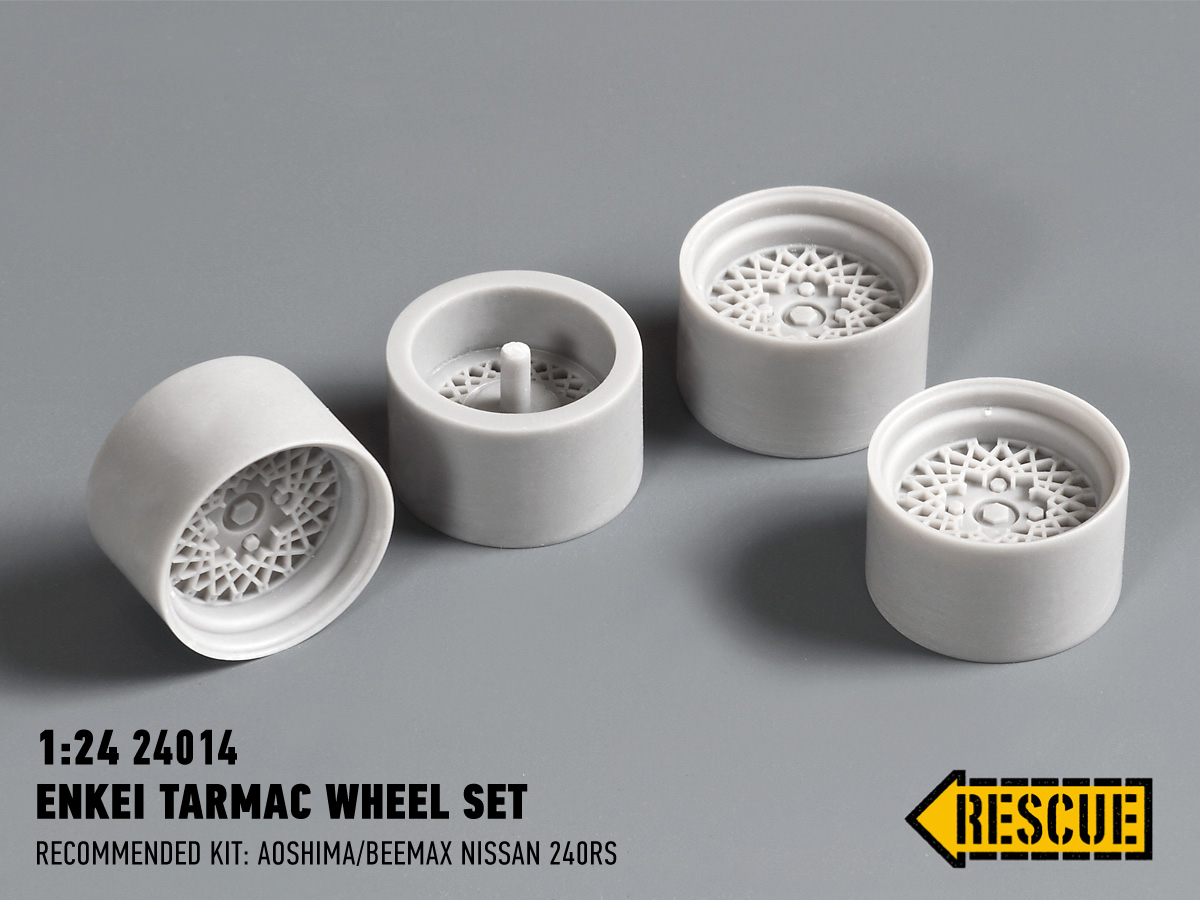 レスキューモデル 1/24 エンケイ ホイールセット ニッサン 240RS オアシマ/beemax他対応　RS24014