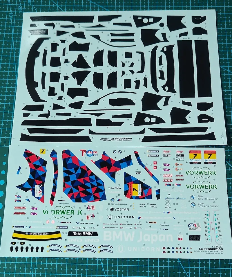 予約] LBプロダクション 1/24 BMW M4 GT3 BMWチームスタディ X