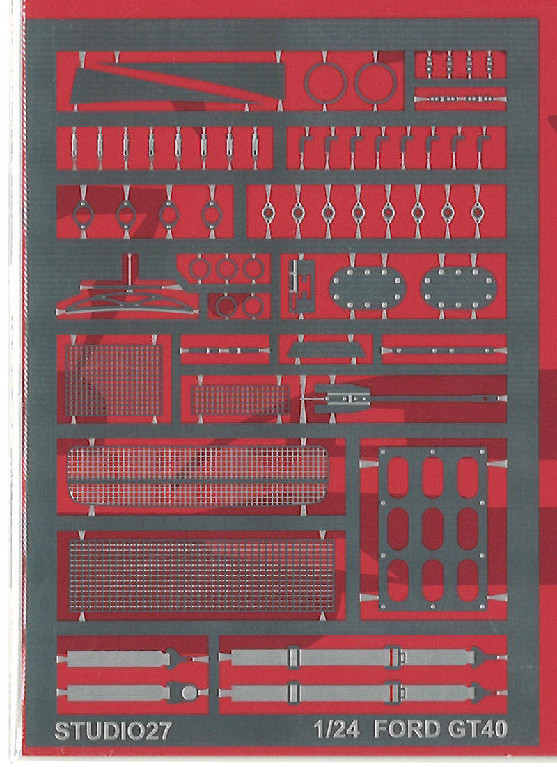 スタジオ27 1/24 フォード GT40 グレードアップパーツ (フジミ対応)　FP24237